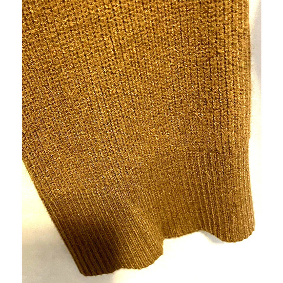 Cyrus Women’s Crew Neck Ribbed Tunic Sweater Brown Sugar Small NWT Extra Long - Picture 10 of 12